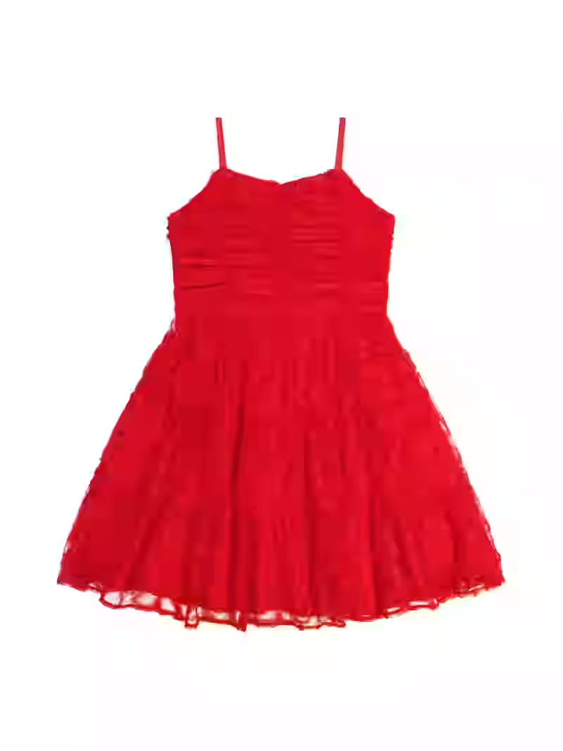 Kensie Girl Soutache Mesh Sleeveless Dress, Sizes 4-16 - Walmart.com | Walmart (US)