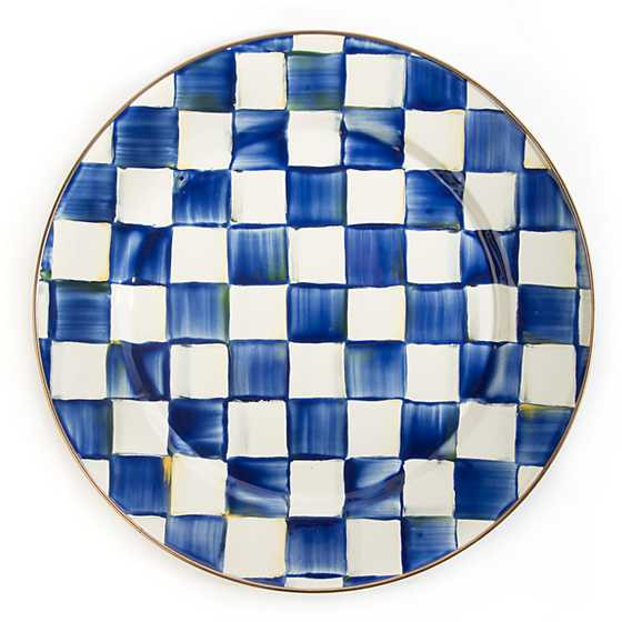 Royal Check Enamel Charger/Plate | MacKenzie-Childs