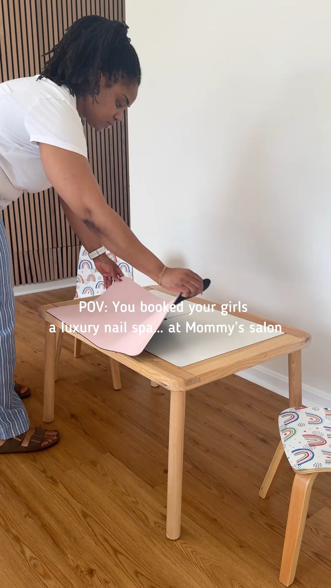 Booked solid at Mommy’s Nail Spa today—two VIP clients, lots of giggles, and extra sparkles included! They left feeling fancy!
#momlife #spadayforkids #mommyandmetime #girlmom #girlmomvibes #amazonfinds



