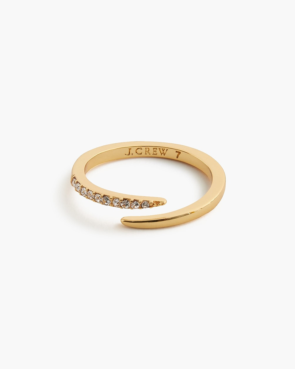 Pav&eacute; wrap ring | J.Crew Factory