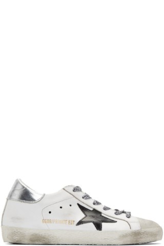 Golden GooseSSENSE Exclusive White Superstar Sneakers$515 USD $427 USD | SSENSE 