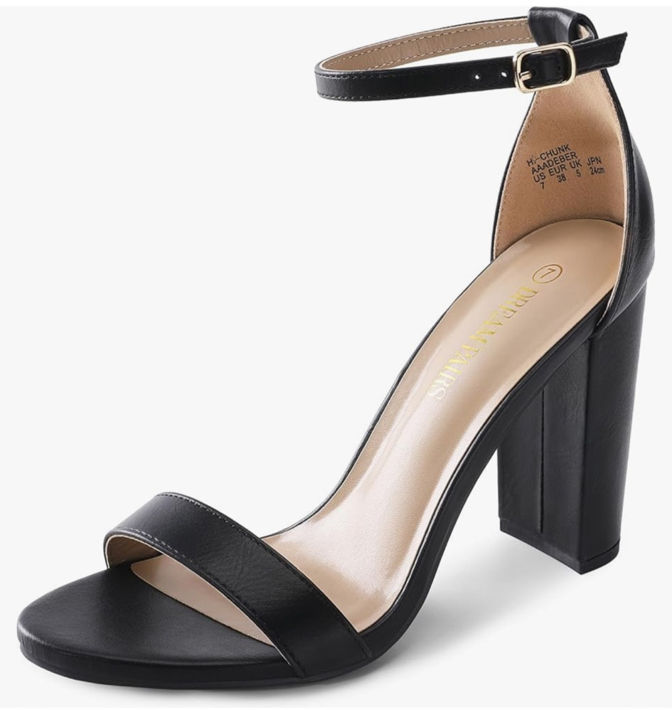 DREAM PAIRS Women's Hi-Chunk High Heel Pump Sandals

#LTKParties #LTKStyleTip #LTKWedding