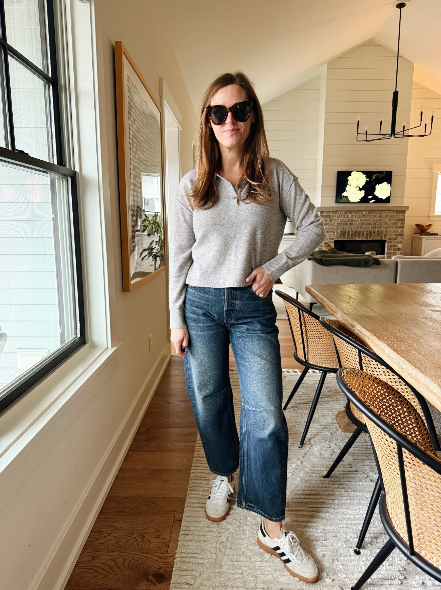 Jeans size 24 - they run a touch big
Sweater size XS
Adidas I’m usually between 6.5/7 and went with a 6

#LTKootd #LTKdayinmylife #LTKgrwm