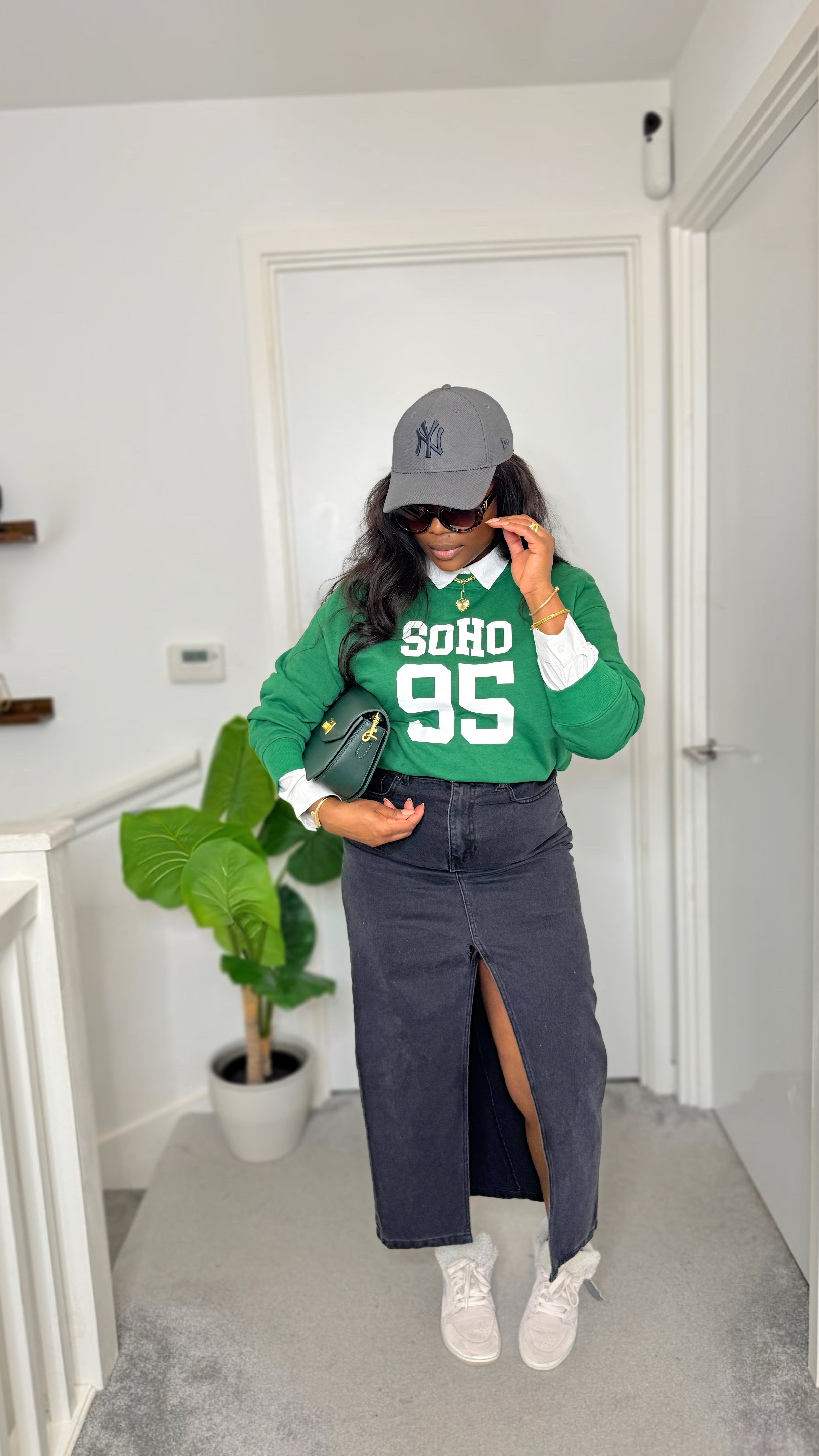 Denim skirt outfit

#LTKworkwear #LTKmodest #LTKuk
