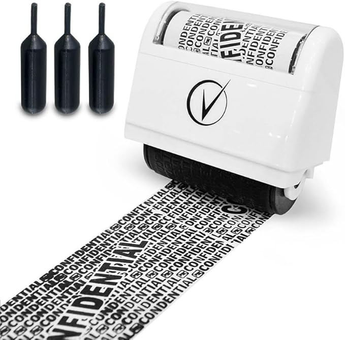 Vantamo Identity Theft Protection Roller Stamp for Hiding Sensitive Information, Wide Confidentia... | Amazon (US)