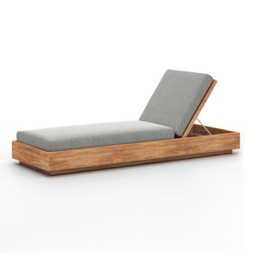 Four Hands Kinta Outdoor Chaise Faye Ash | Gracious Style