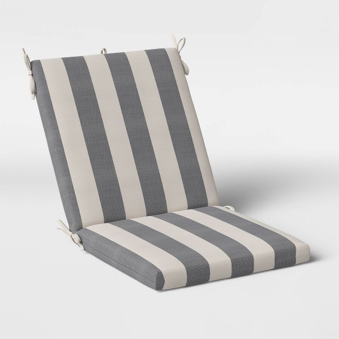 Cabana Stripe Outdoor Chair Cushion DuraSeason Fabric™ - Threshold™ | Target