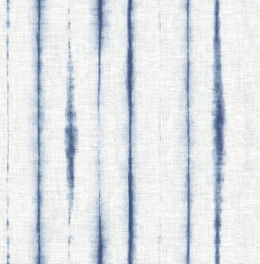 NuWallpaper Blue Indigo Drops Peel & Stick Wallpaper | Amazon (US)