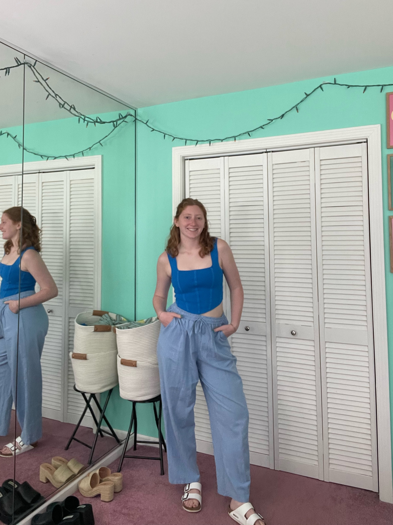 Styling blue & green outfit #1 

#LTKFindsUnder50 #LTKStyleTip #LTKSeasonal