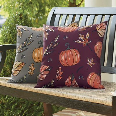 Sketched Pumpkin Pillows | Grandin Road | Grandin Road