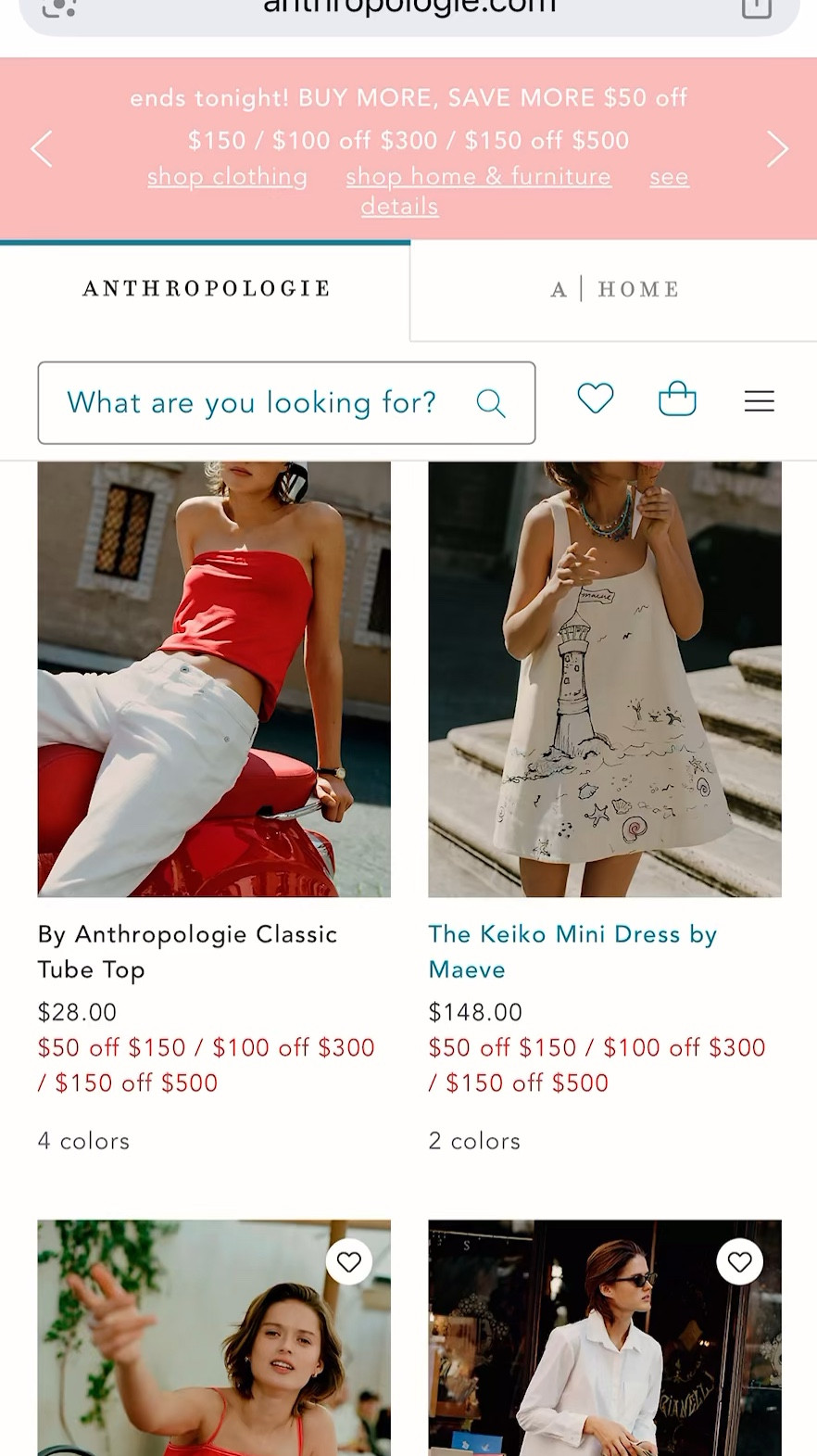 @Anthropologie spend more save more event ENDS TODAY RUNNN FOR VERY UNIQUE SUMMER OUTFITS 

#LTKSaleAlert #LTKSwim #LTKTravel
