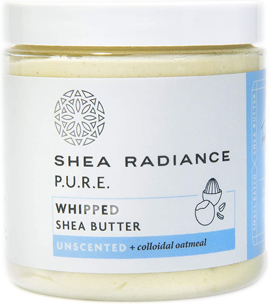 Shea Radiance Whipped Shea Butter w/ Colloidal Oatmeal - Blended w/ Skin-Soothing Oatmeal & Moist... | Amazon (US)
