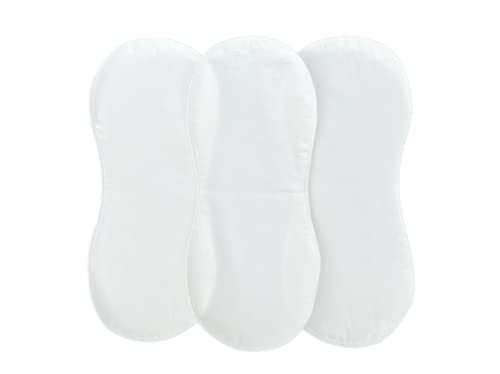 Changing Pad Liner, Fits in Peanut Shaped Changing Pads, Super Soft Peanut Changer Liners are Warm On a Baby's Back, Thicker Waterproof Pads are Machine Washable - 3 Pack | Amazon (US)
