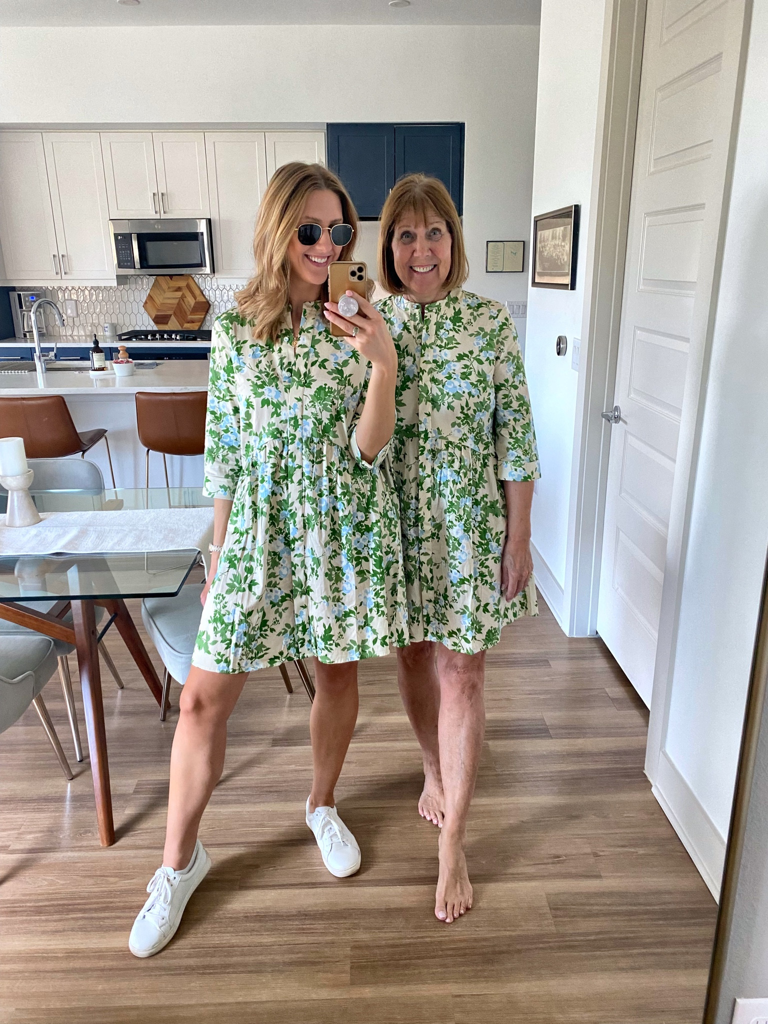 Matching with my mom in this adorable tuckernuck dress! Depending on your breast size, order a size up but it is an oversized fit #flowerdress 

#LTKstyletip #LTKSeasonal #LTKunder100