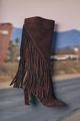 Dolce Vita Giano Suede Fringe Boots | Anthropologie (US)