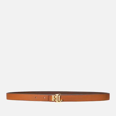 Lauren Ralph Lauren Reversible 20 Leather Skinny Belt - M | Coggles | Coggles (Global)