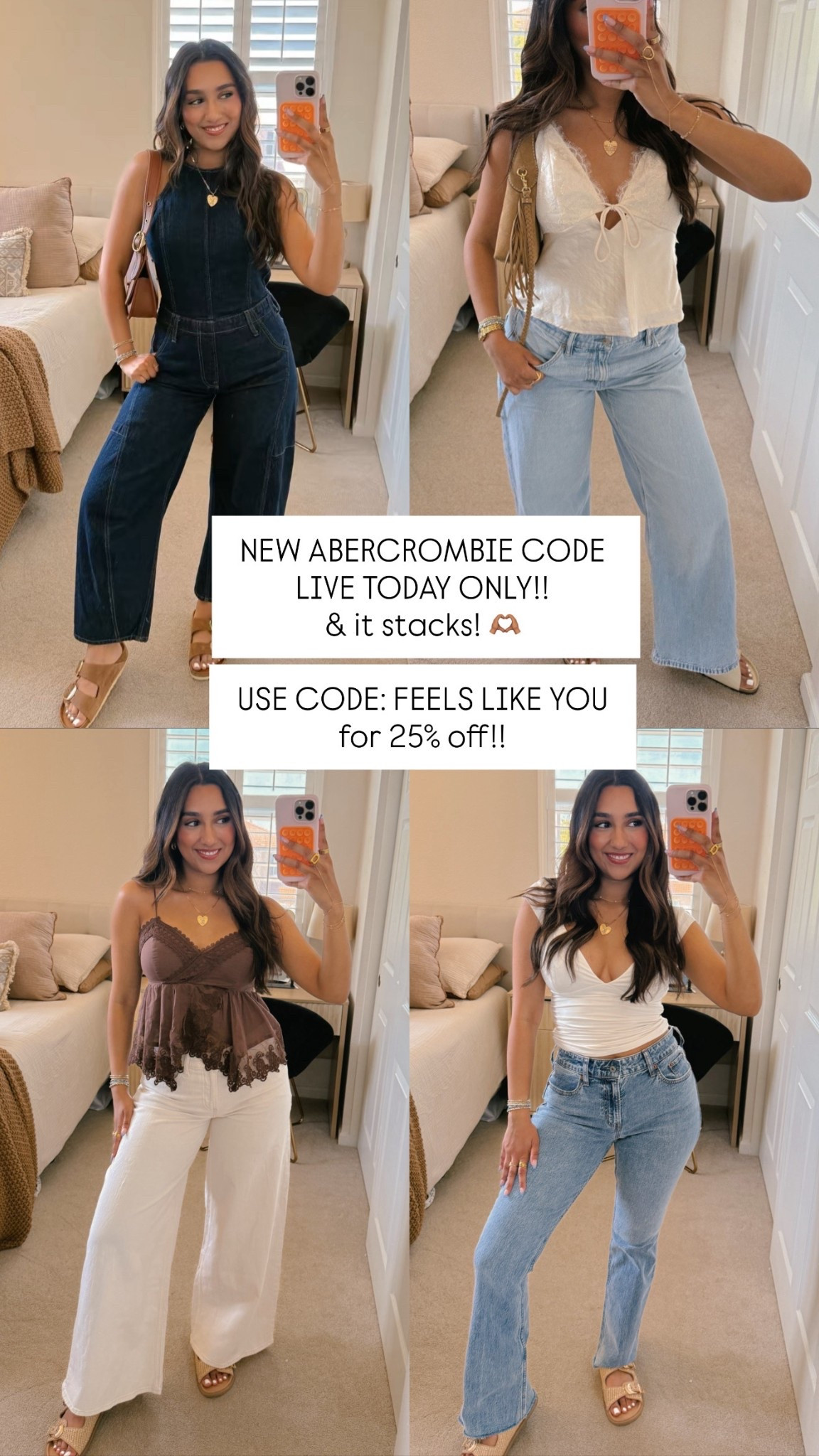 Abercrombie Sale! New code: FEELSLIKEYOU 