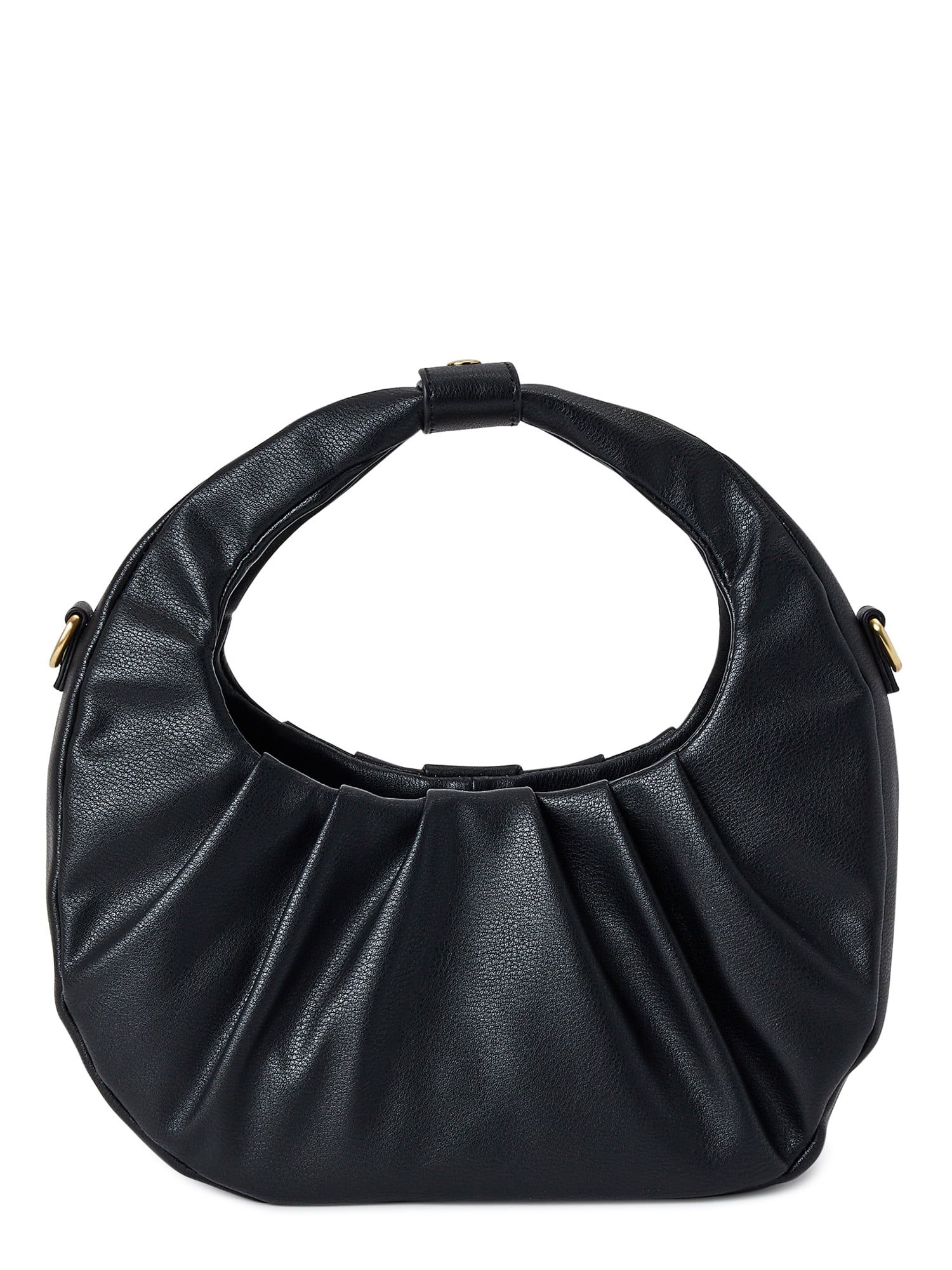 Scoop Women's Large Crescent Crossbody Bag Black - Walmart.com | Walmart (US)