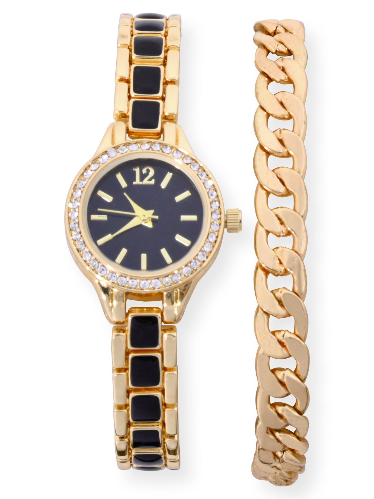 Time and Tru Adult Female Analog Watch in Color Gold (42020SWML) | Walmart (US)