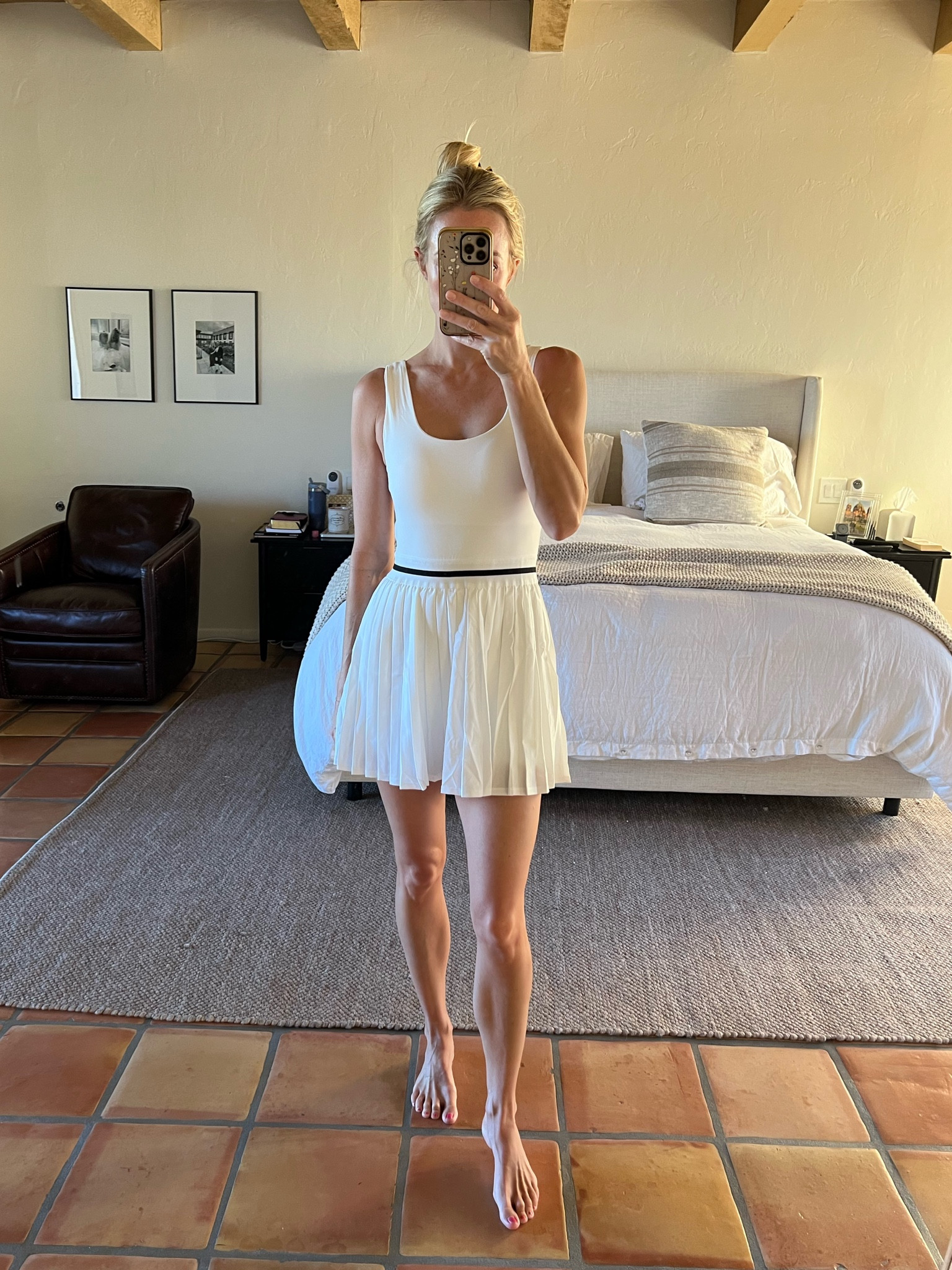 Target tennis dress under $40!
Wearing size small - has bra shelf and removable padding + built in shorts with pockets. So comfortable! Comes in black, blue & white.

Active dress / tennis dress / tennis style / tennis outfit / target finds / target style / white dress / workout dress / activewear dress / athleisure 

#LTKActive #LTKFitness #LTKFindsUnder50