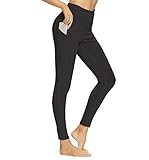 Yogamite womens With Pockets for Women, High Waist Tummy Control Leggings, 4 Way Stretch, Running Ti | Amazon (US)