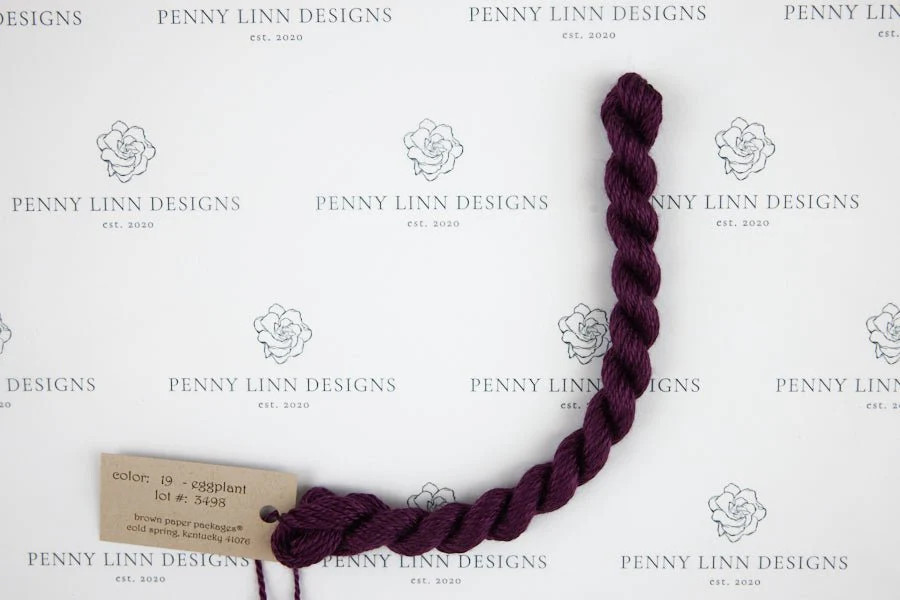 Silk & Ivory 19 Eggplant | Penny Linn Designs