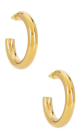 Elvis Hoop Earrings in Gold | Revolve Clothing (Global)