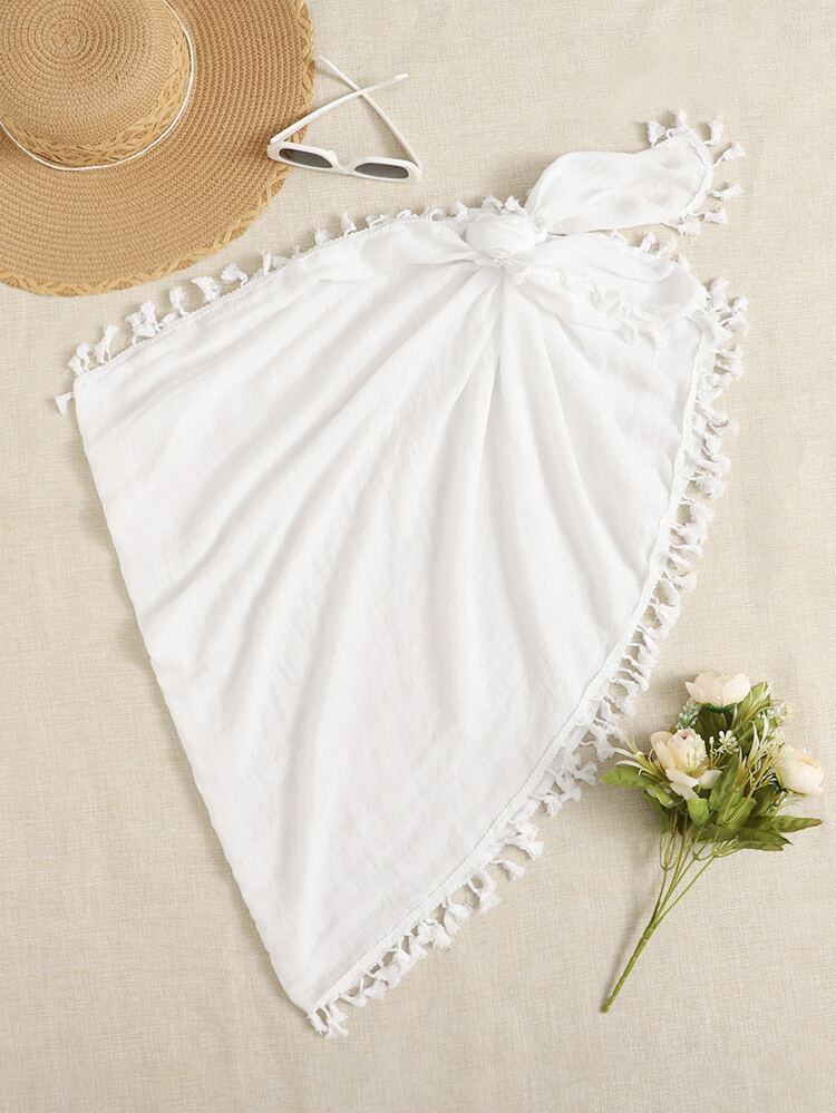 Plus Tassel Decor Cover Up | SHEIN