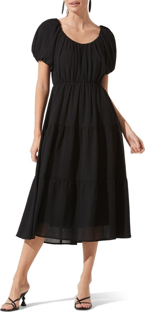 Tiered Short Sleeve Dress | Nordstrom