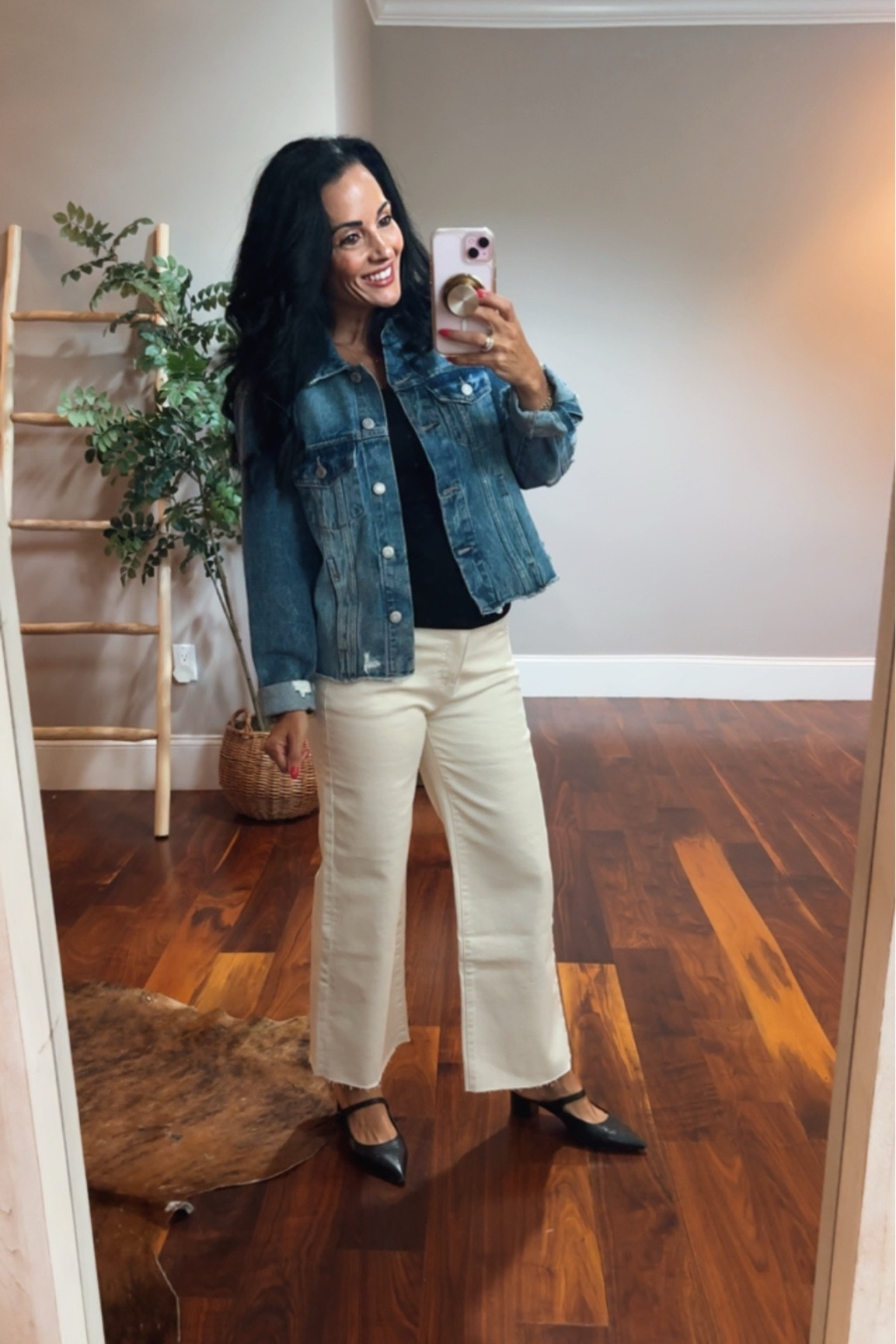 Jeans with a denim jacket and Amazon tank top

#LTKSeasonal #LTKootd #LTKOver40