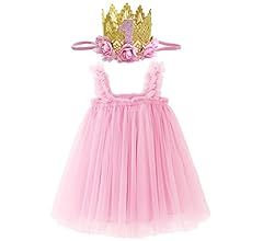 BGFKS Tutu Dress for Baby Girl 1st Birthday Photography Outfit Sets,Dress for Toddler Girls with Lac | Amazon (US)