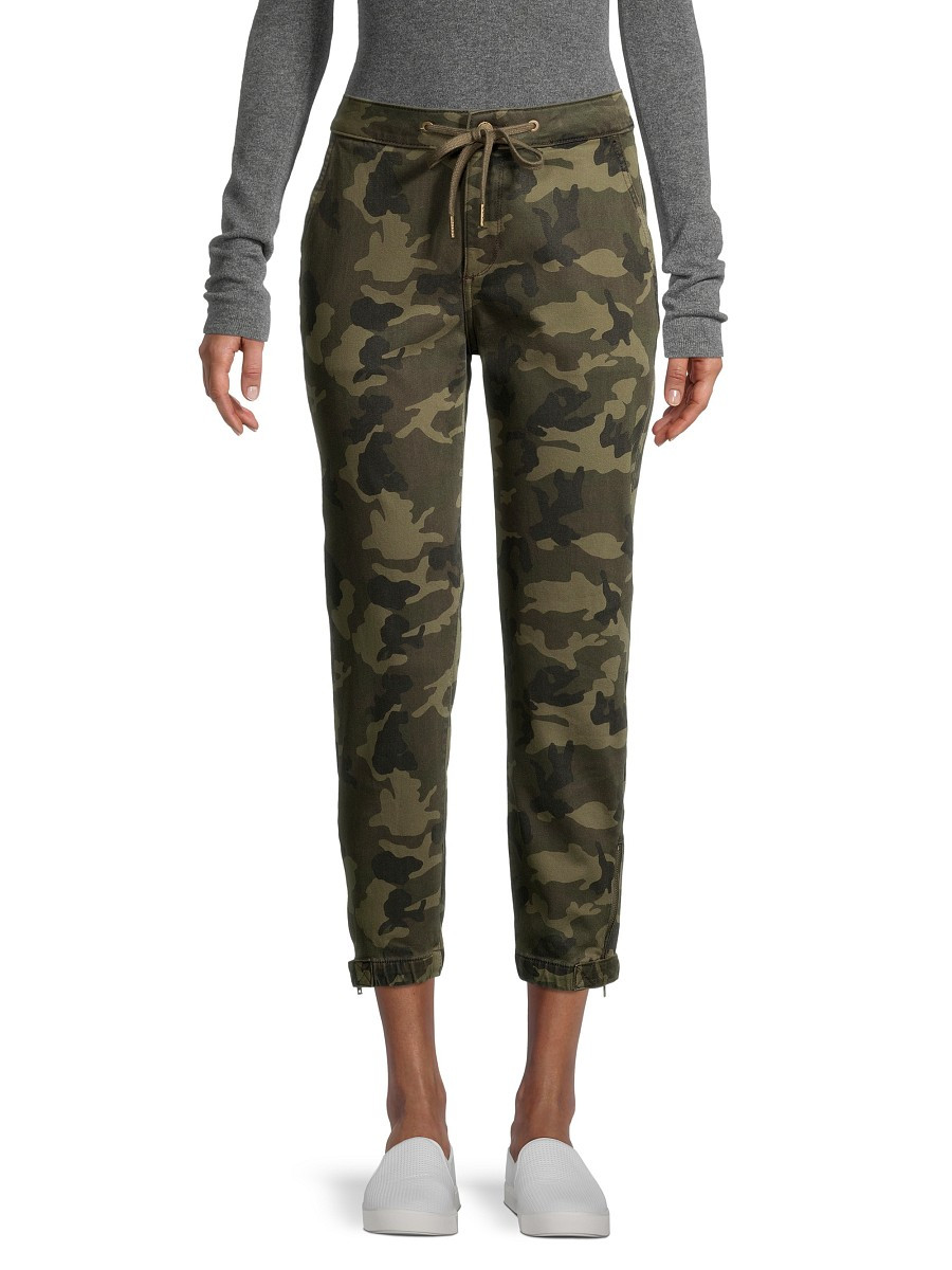 DL1961 Women's Gwen Camo Cropped Joggers - Marsh - Size 27 (4) | Saks Fifth Avenue OFF 5TH
