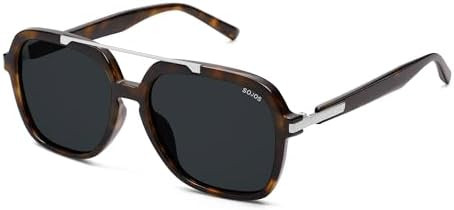 SOJOS Big Trendy Polarized Aviator Sunglasses for Women Men, 80s 90s Retro Square Aviators Sun Gl... | Amazon (US)