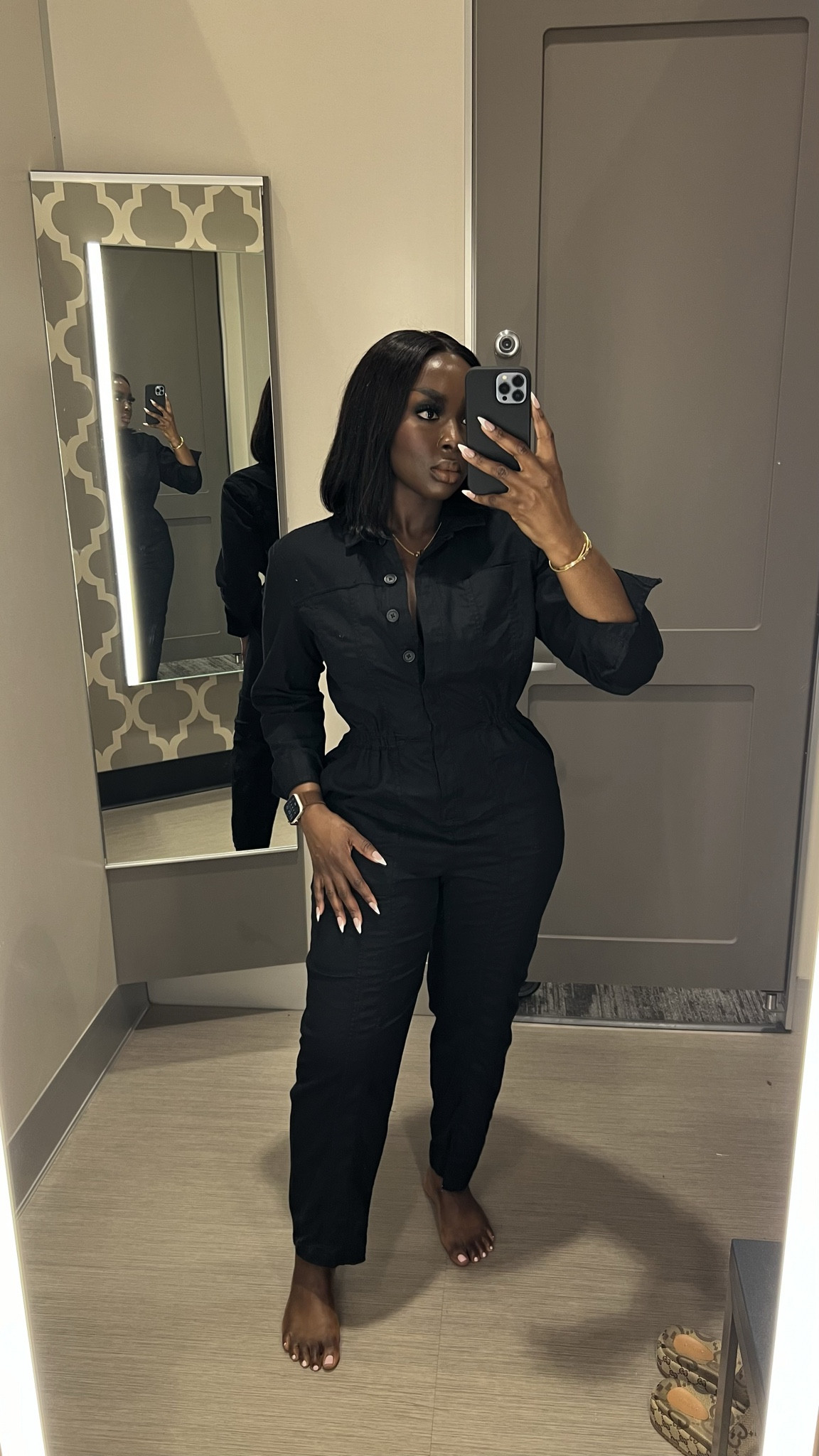 Loving this jumpsuit! Wearing a size 12.

#LTKfindsunder50 #LTKstyletip