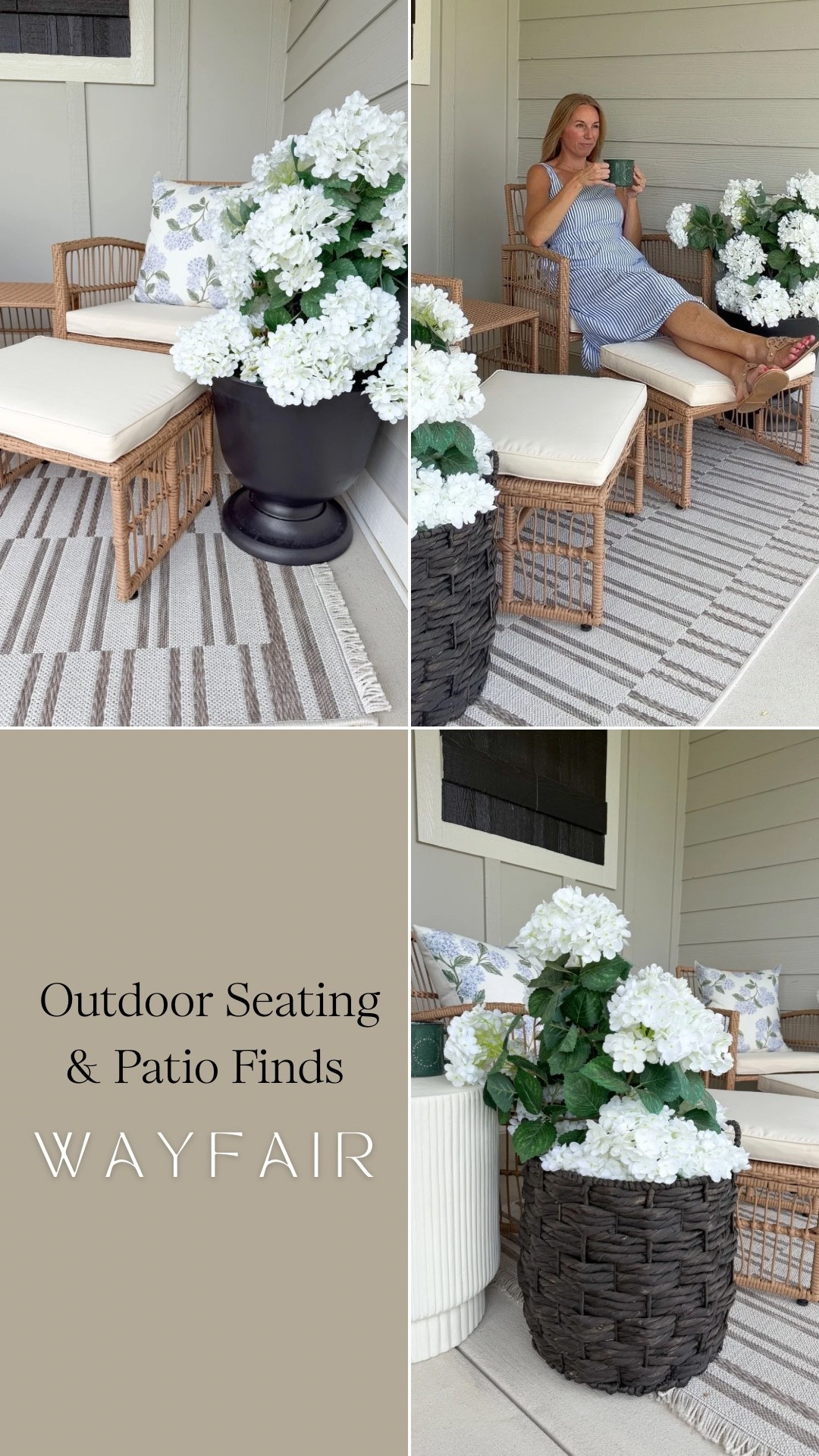 #ad If you’ve been putting off decorating your porch because outdoor furniture feels overwhelming (or overpriced), this one’s for you!

@Wayfair   makes it so easy to pull together a space that feels warm, inviting, and designer-inspired, all without blowing the budget.

Now excuse me while I enjoy my coffee out here every morning ☕️🤍
#wishyouwerehere #outdoor #wayfair #wayfairpartner

#LTKmomlife #LTKHome