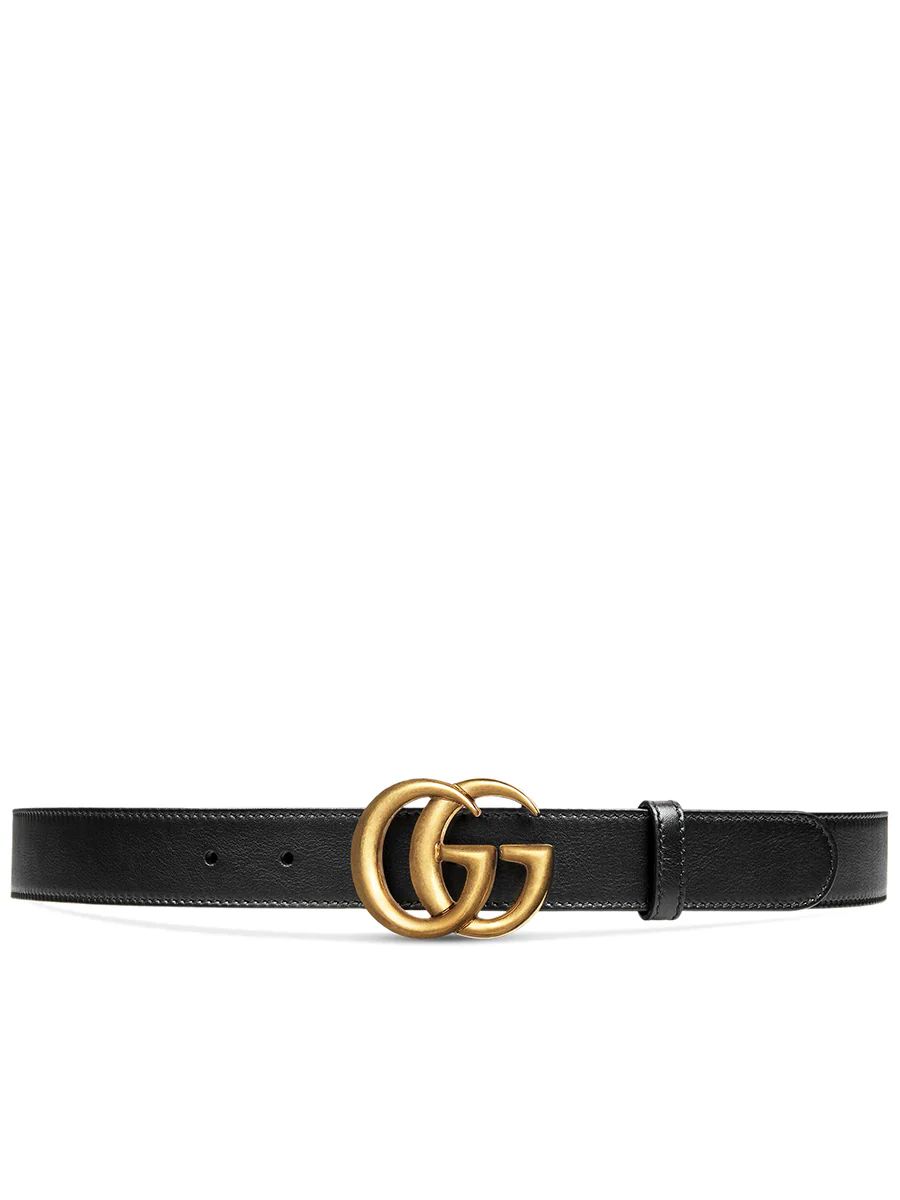 Leather Belt with Double G Buckle | COSETTE (global)