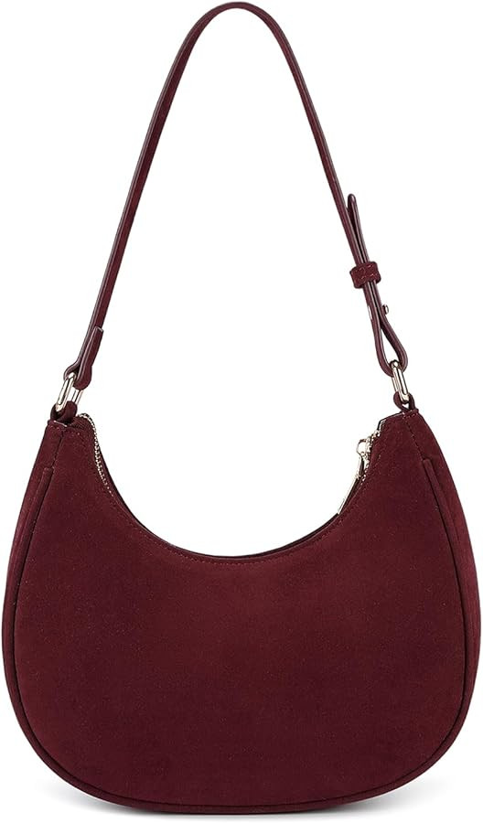 Crescent Shoulder Bags for Women Cute Hobo Tote Handbag Under the Arm Purses Mini Clutch Purse wi... | Amazon (US)