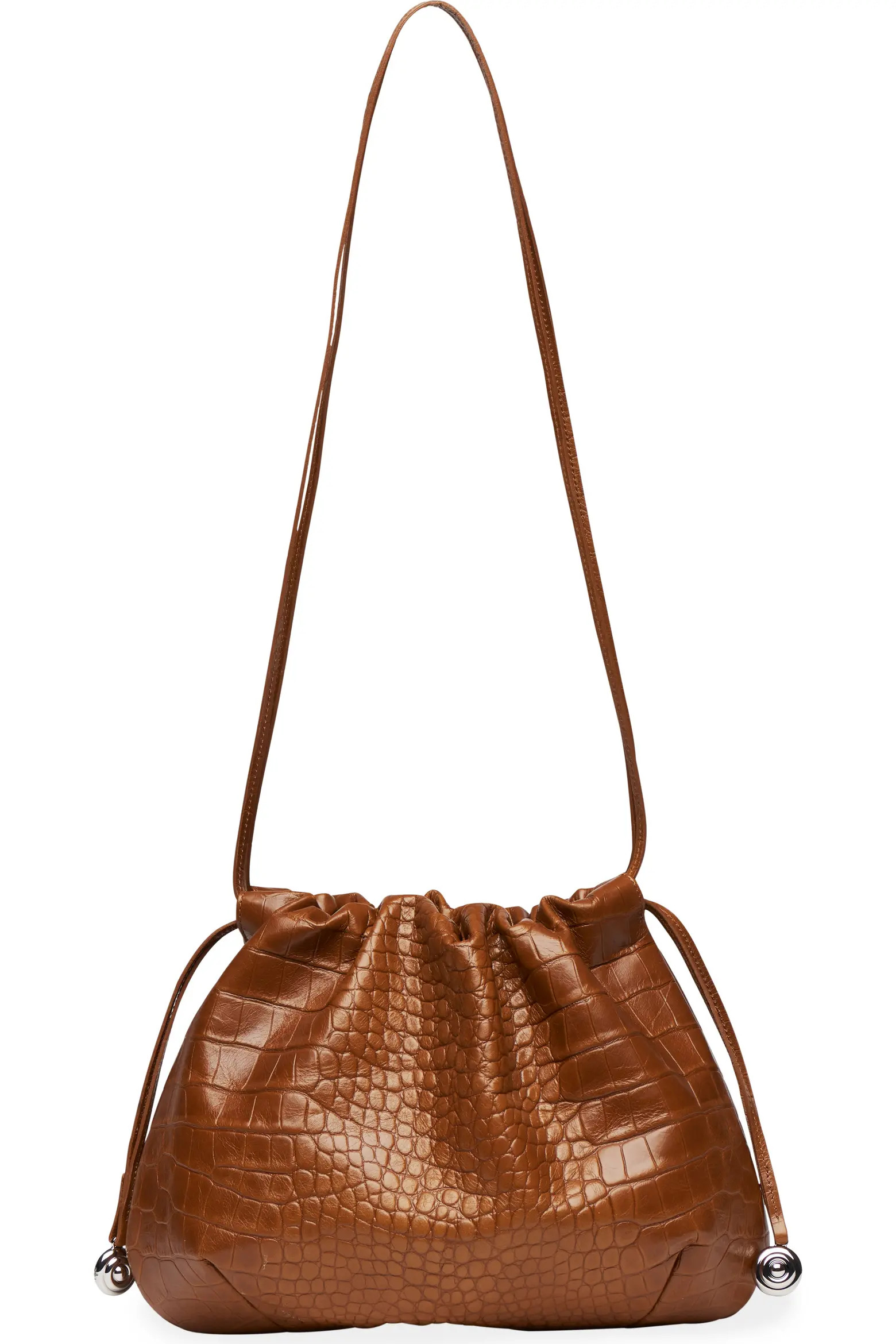 Charm Pouch Embossed Leather Shoulder Bag (Women) | Nordstrom | Nordstrom