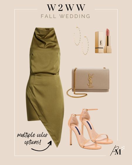 satin cocktail dress
ysl kate bag 
ysl lipstick 
nudist heel 

#LTKwedding #LTKfindsunder100 #LTKSeasonal