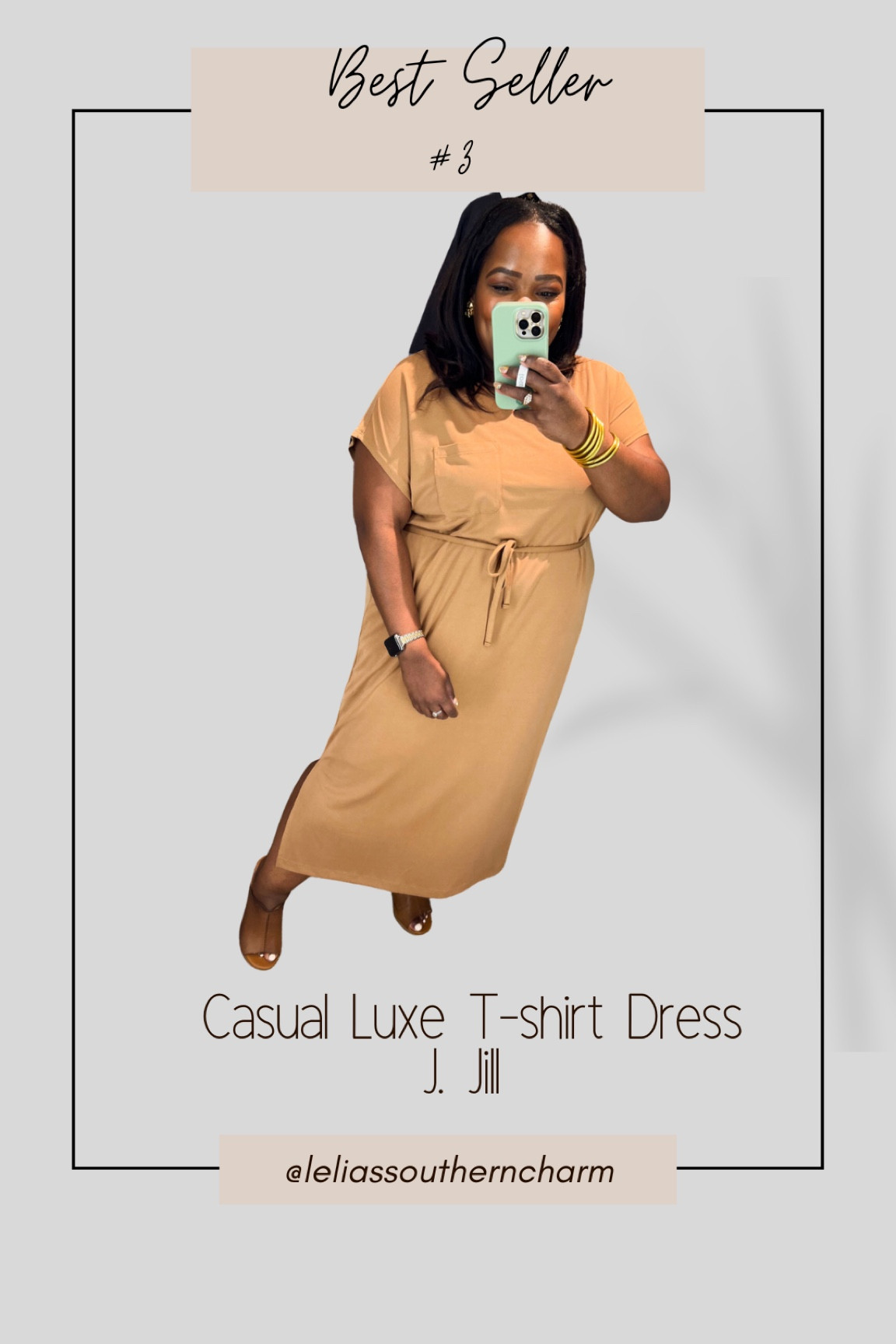 Luxe casual t-shirt dress 

#LTKcurves #LTKworkwear #LTKsalealert