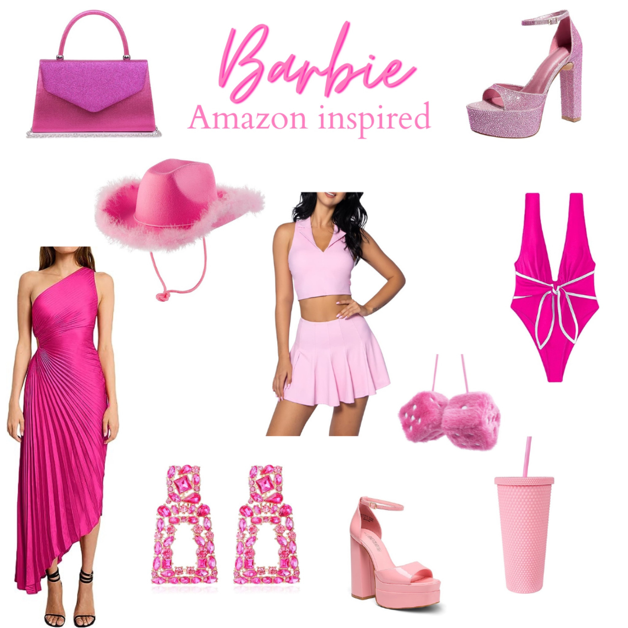 Barbie theme Amazon inspired products💗💗




barbie outfit, barbie fashion, barbie dress, barbie accessories, barbie inspo, one shoulder dress, pleated dress, formal wear, tennis outfit, one piece bikini, activewear, pink outfit, girly girl, pink dress, two piece set, athleisure, chunky heels, y2kfashion, rhinestone heels, birthday bash, bridal party, bachelorette, party theme, cowboy hat, bachelorette gifts, girls night, amazon finds, amazon fashion

#LTKstyletip #LTKU #LTKunder100
