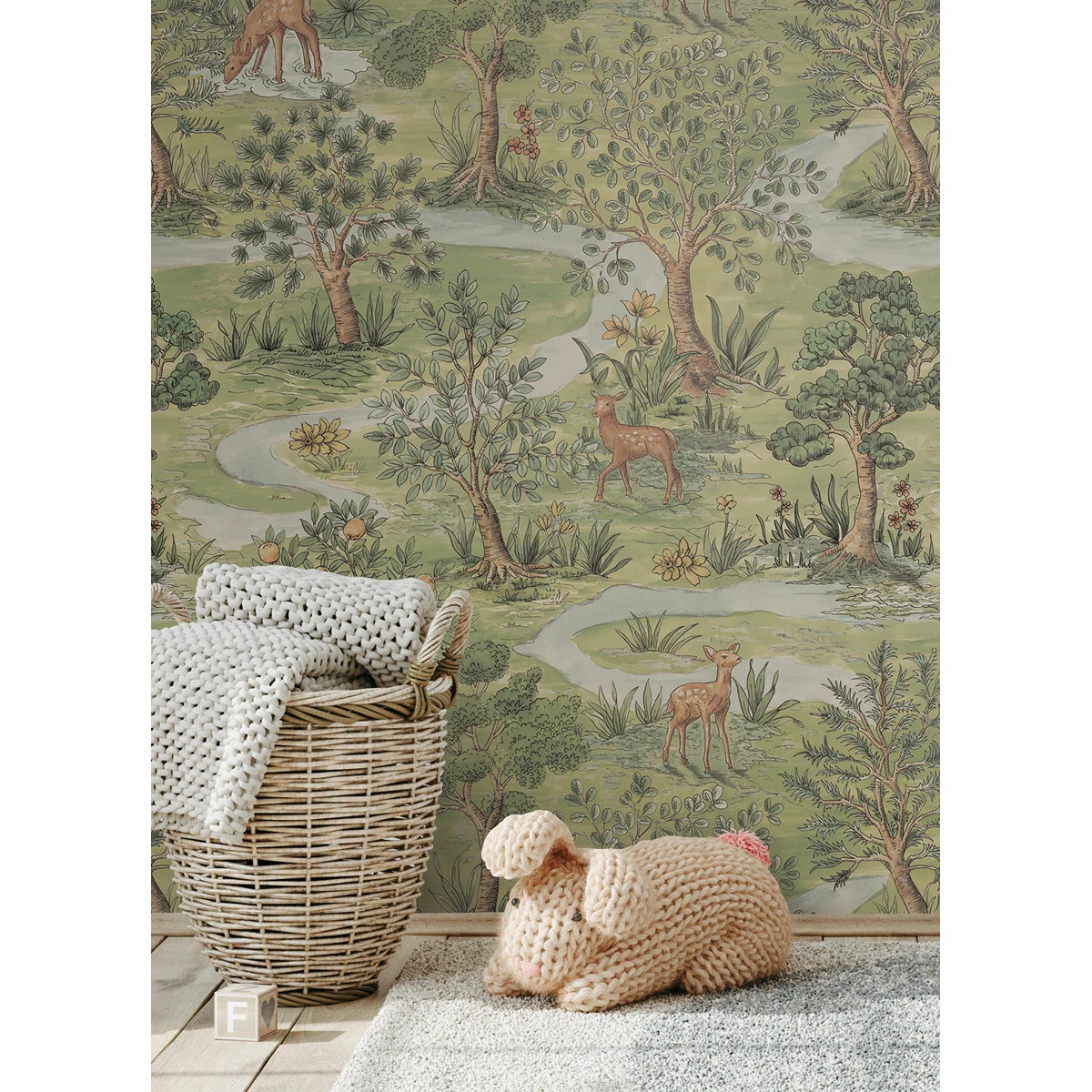 Bramble Forest Peel and Stick Wallpaper | Wayfair North America