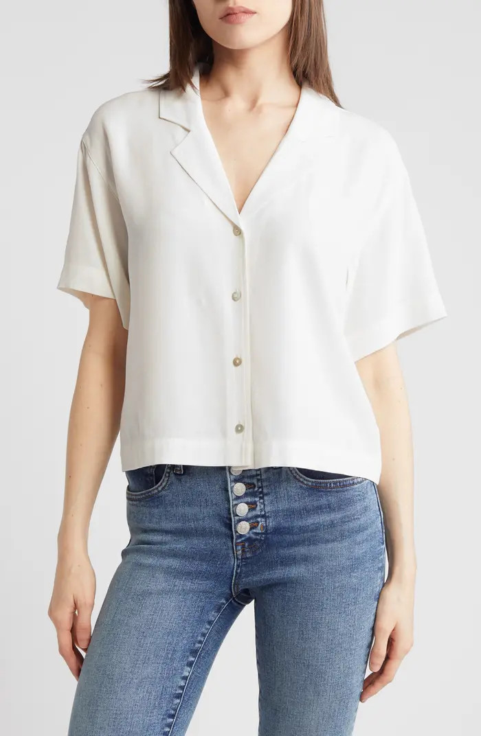 Crop Camp Shirt | Nordstrom