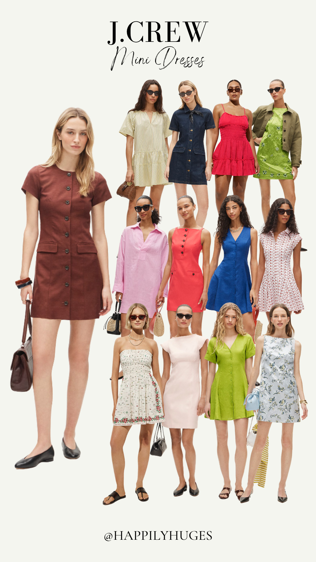 Easy and chic mini dresses from J.Crew. Check these out! 

 #LTKdayinmylife #LTKgrwm #LTKootd