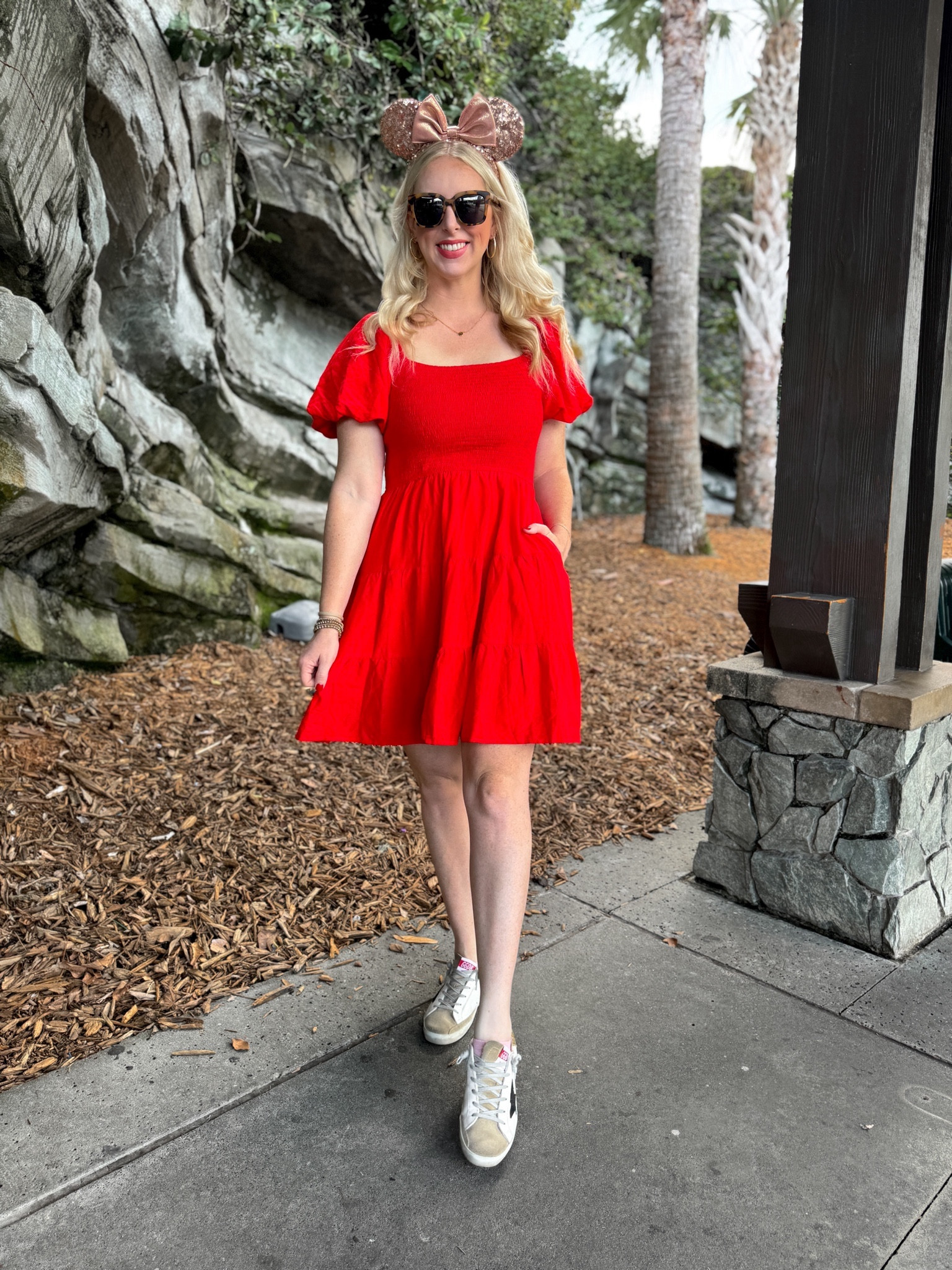Disney outfit, Disney World outfit, Walt Disney World Outfit, family Disney outfits, vacation outfit, Amazon dress, red dress 

#LTKtravel #LTKfindsunder50
