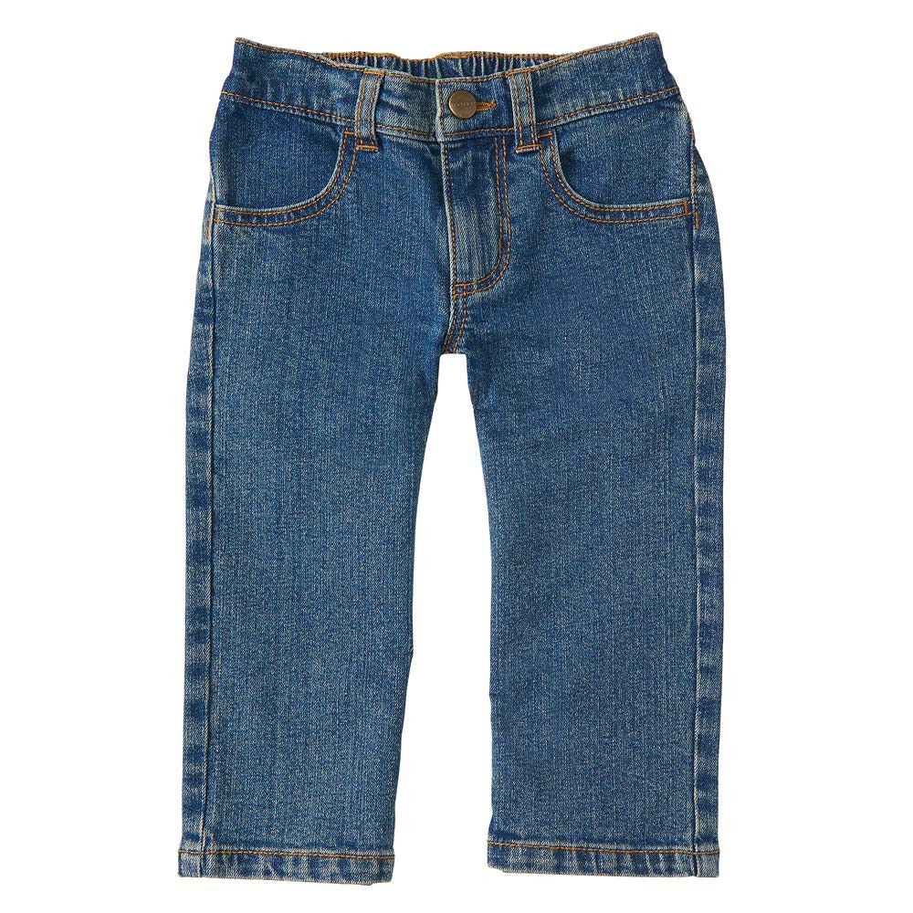 Carhartt Baby Boys Relaxed Fit Denim 5-Pocket Boot-Cut Jeans | Amazon (US)