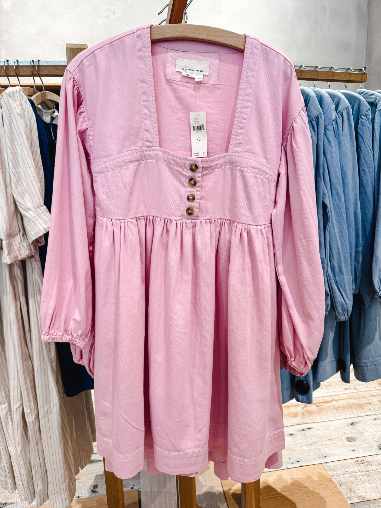 Gorgeous denim babydoll dress at Anthropologie! Gave me serious Aurora Disney bound vibes 

Dress
Spring outfit 
Resort wear 

#LTKfindsunder100 #LTKSeasonal #LTKstyletip