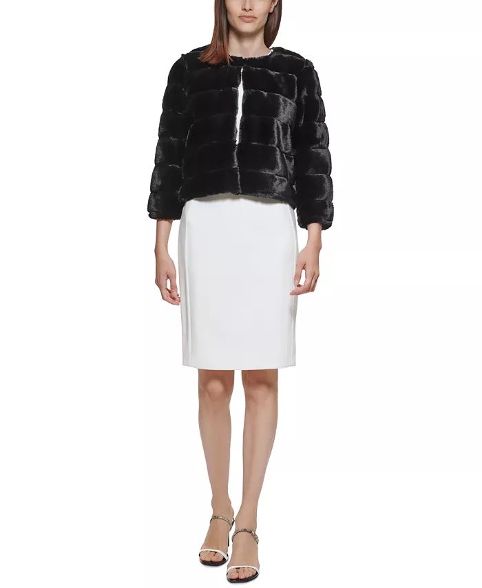 Women's Faux-Fur Shrug | Macy's