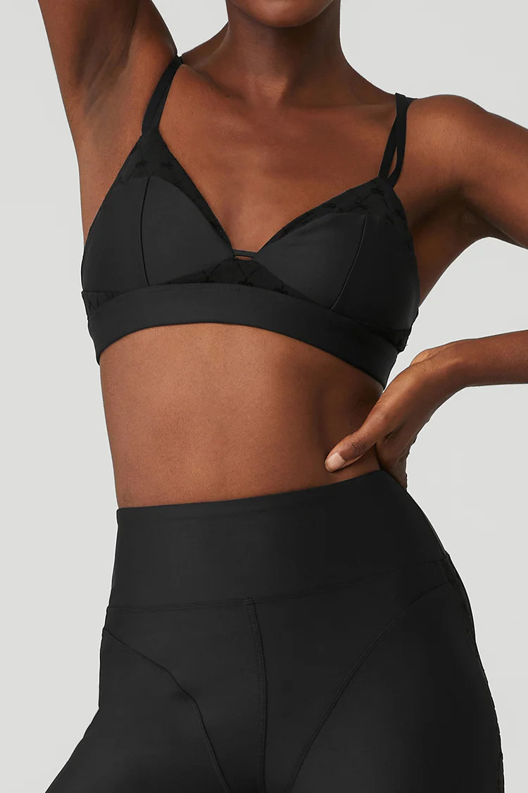 Airlift Mesh Celeste Bra | Alo Yoga