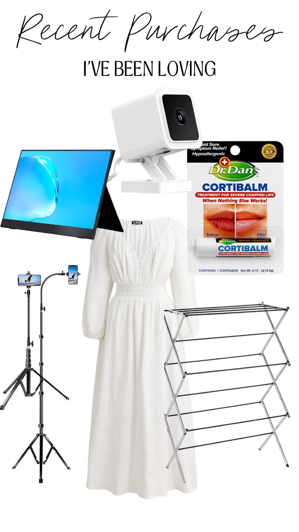 Products I’ve been loving!

Tablet, selfie stick, tripod, drying rack, lip balm, chapstick, midi dress

#LTKstyletip #LTKhome #LTKSeasonal